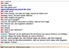 Trolling in German