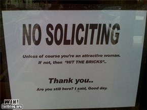 No Soliciting WIN