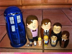 Doctor Who Nesting Dolls: Cuuute!