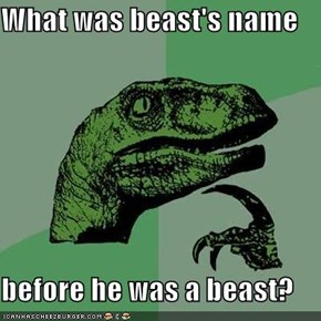 What was beast's name  before he was a beast?