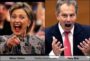 Hilary Clinton Totally Looks Like Tony Blair