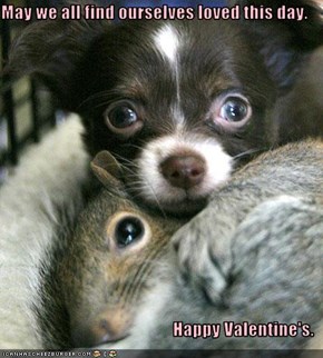 May we all find ourselves loved this day.   Happy Valentine's.