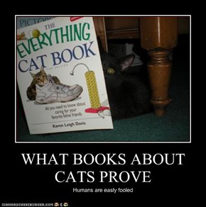 WHAT BOOKS ABOUT CATS PROVE
