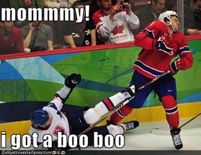 mommmy!  i got a boo boo