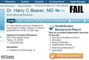 OB/GYN Doctor Name Fail