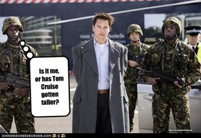 Is it me, or has Tom Cruise gotten taller?