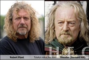 Robert Plant Totally Looks Like Theoden (Bernard Hill)
