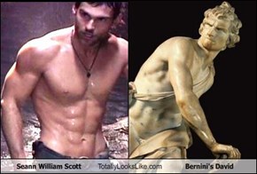 Seann William Scott Totally Looks Like Bernini's David