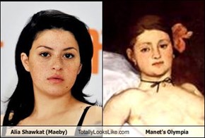 Alia Shawkat (Maeby) Totally Looks Like Manet's Olympia