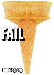 Icecream Cone FAIL