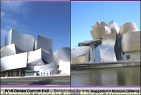 Walt Disney Concert Hall Totally Looks Like Guggenheim Museum (Bilbao)