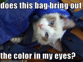 does this bag bring out the color  the color in my eyes?