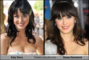 Katy Perry Totally Looks Like Zooey Deschanel