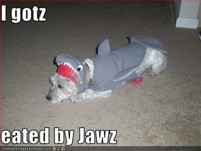 I gotz  eated by Jawz