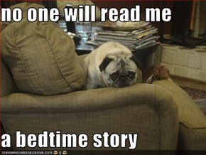 no one will read me  a bedtime story