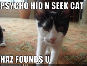 PSYCHO HID N SEEK CAT  HAZ FOUNDS U