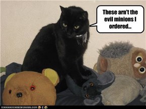 These arn't the evil minions I ordered...