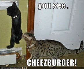 you see..                  CHEEZBURGER!