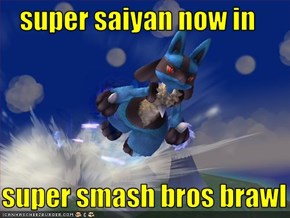 super saiyan now in     super smash bros brawl