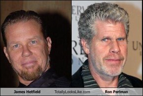James Hetfield Totally Looks Like Ron Perlman