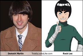 Demetri Martin Totally Looks Like Rock Lee