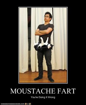 MOUSTACHE FART
