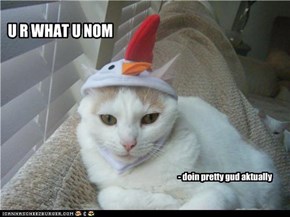 U R WHAT U NOM- doin pretty gud aktually