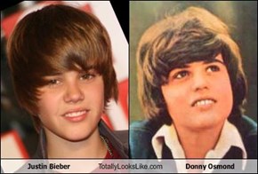 Justin Bieber Totally Looks Like Donny Osmond