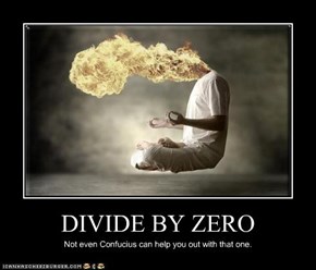 DIVIDE BY ZERO
