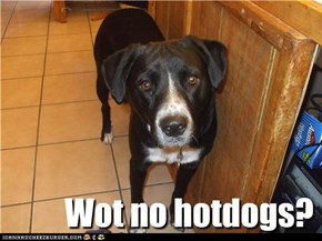 Wot no hotdogs?