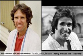 John Densmore from the band the Doors Totally Looks Like Henry Winkler aka "The Fonz"