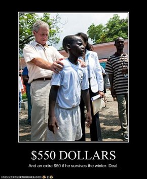 $550 DOLLARS