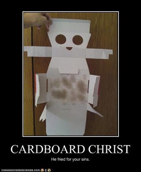 CARDBOARD CHRIST