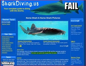 Shark Site Fail