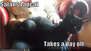 Satans Lapcat  Takes a day off...