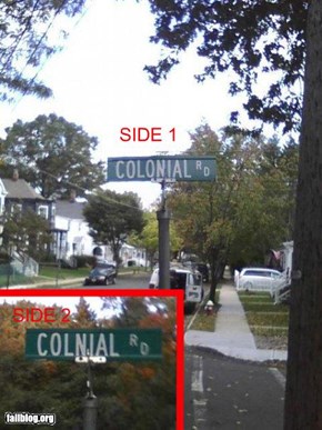 Street Sign Spelling Fail