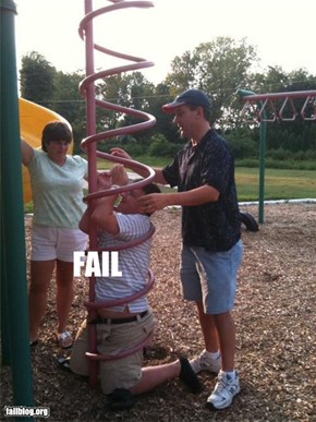 playground ladder... you're doing it wrong