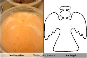 My Smoothie Totally Looks Like An Angel