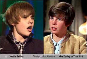 Justin Beiber Totally Looks Like Kim Darby in True Grit