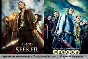Legend of the Seeker Season 2 Totally Looks Like Eragon movie poster