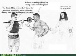 Lol Jesus: Working It
