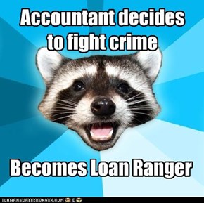Lame Pun Coon: Accountant decides to fight crime