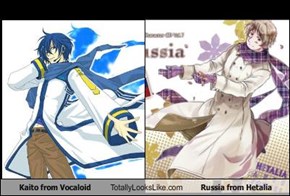 Kaito from Vocaloid Totally Looks Like Russia from Hetalia