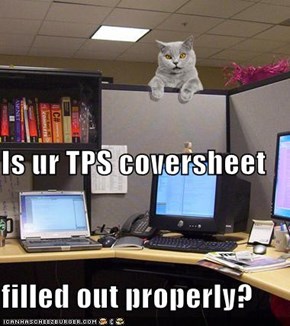 Is ur TPS coversheet filled out properly?
