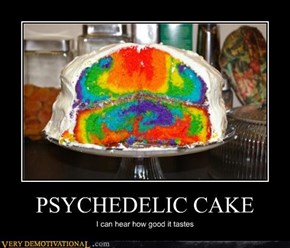 PSYCHEDELIC CAKE