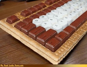 Funny Food Photos - Keybaord S'more