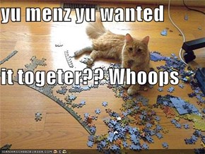 yu menz yu wanted it togeter?? Whoops