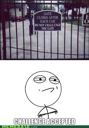 Challenge Accepted: The Gate