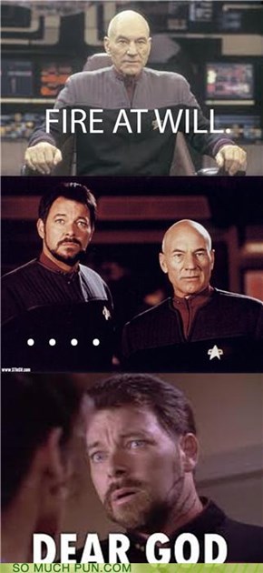 Will did WHAT on the holodeck?