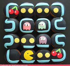 Pacman cupcakes